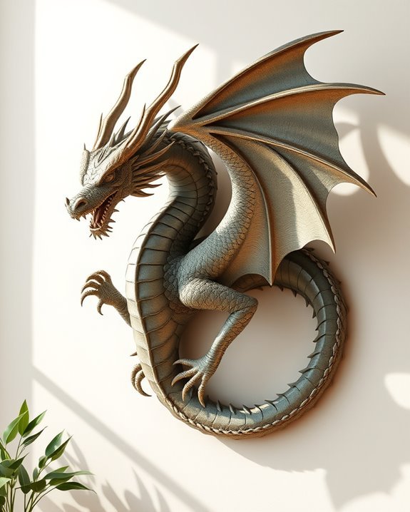 customizable 3d dragon sculptures