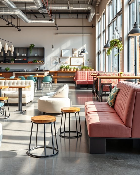 customizable and flexible seating