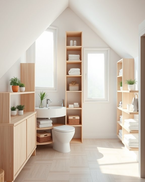customizable bathroom shelving solutions