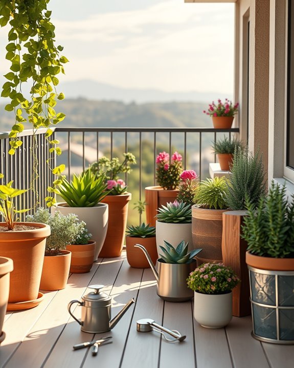 customizable creative balcony planters