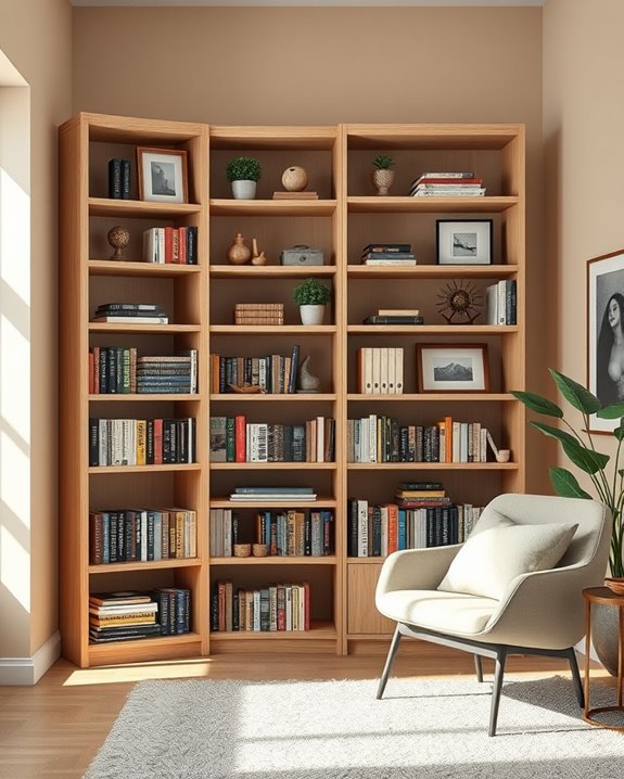 customizable functional book storage