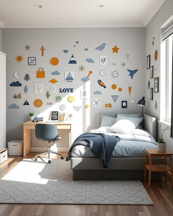customizable removable wall stickers