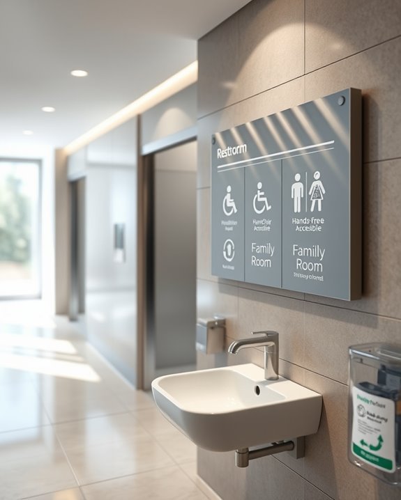 customized restroom signage solutions