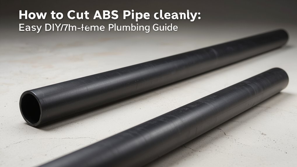 cut abs pipe cleanly