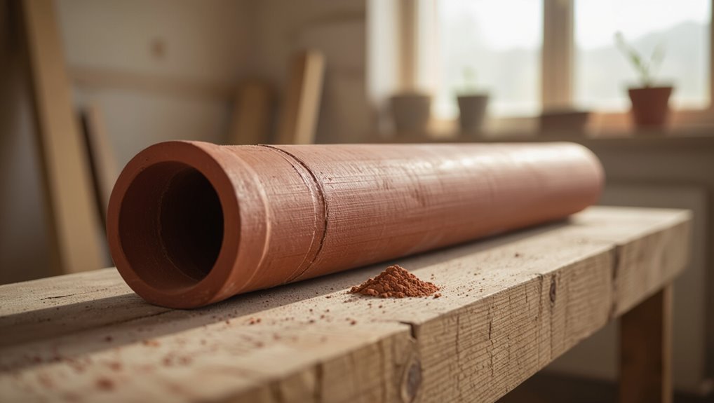 cut clay pipe safely