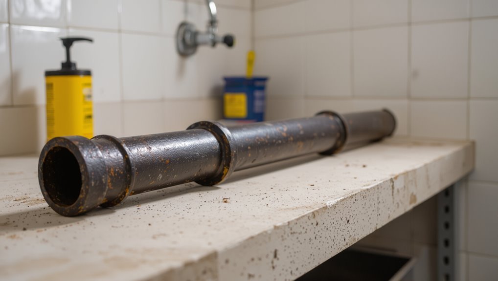 cut replace cast iron pipe