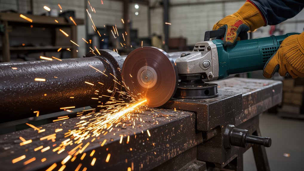 cutting cast iron pipe