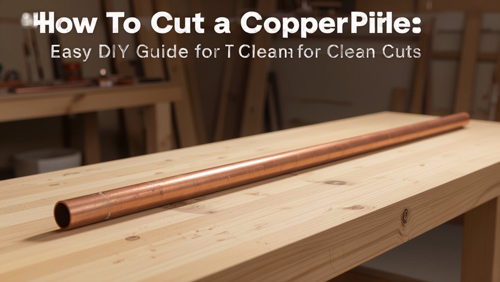 cutting copper pipe cleanly