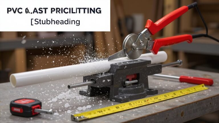 cutting pvc pipe easily