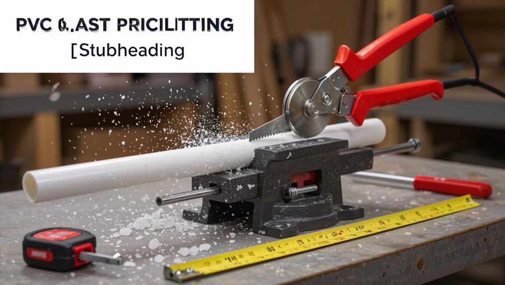 cutting pvc pipe easily