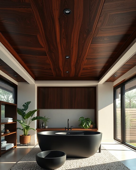 dark ceiling warm atmosphere