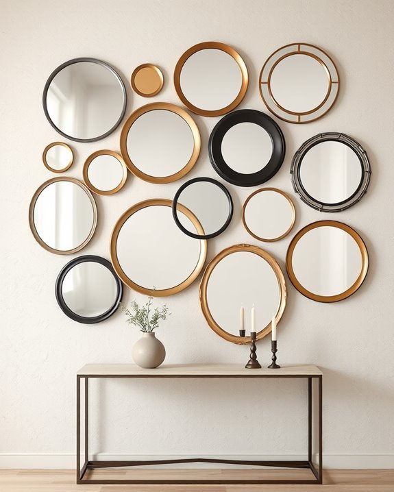 decorative mirror collage techniques