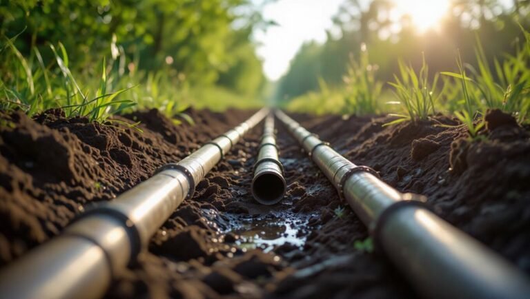 detecting buried water pipes