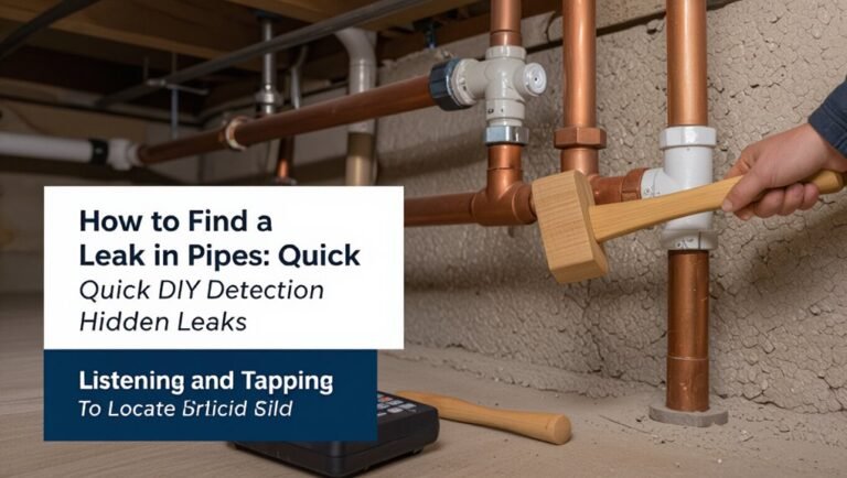 detecting hidden water pipe leaks