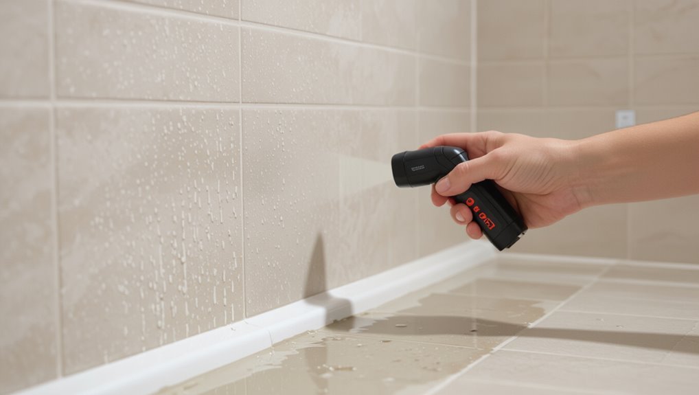 detecting shower leaks easily