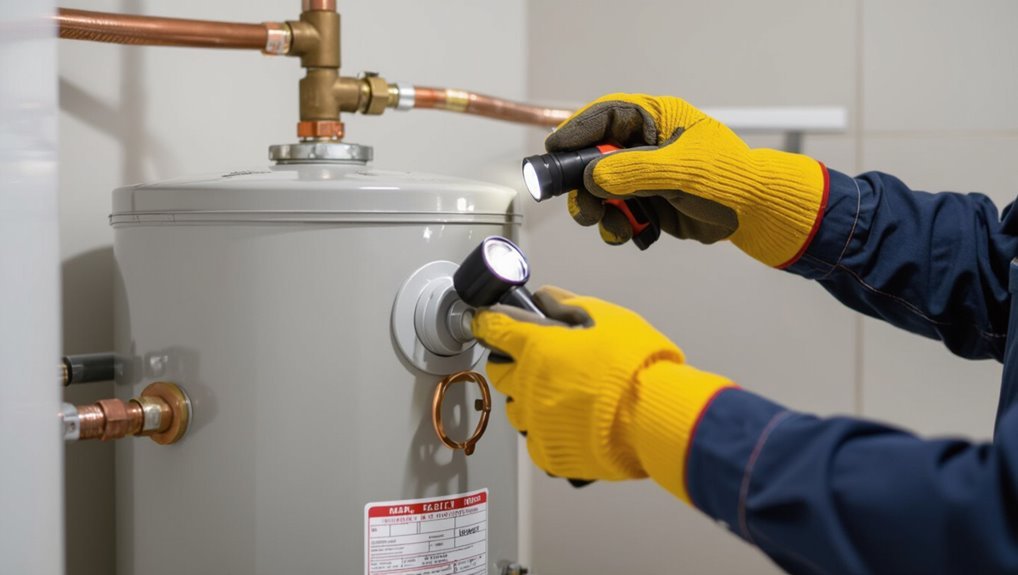 determine water heater age