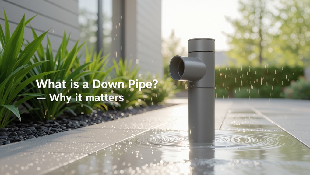 directs rainwater away from foundations