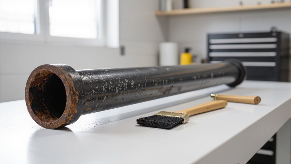dirty black pipe hazards