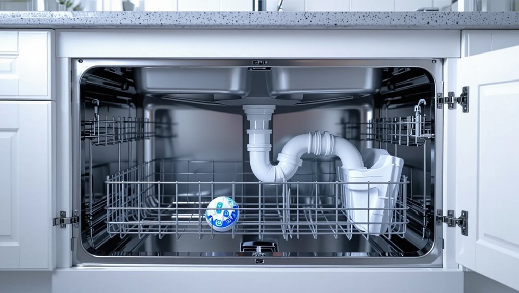 dishwasher pods clogging pipes