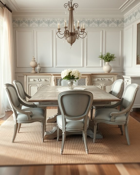 distressed furniture for coziness
