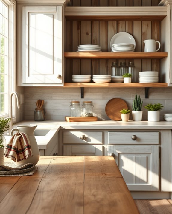 distressed wood cabinet charm