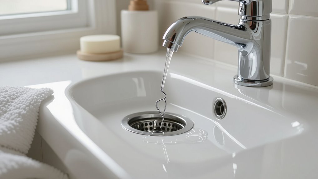 diy drain unclogging method