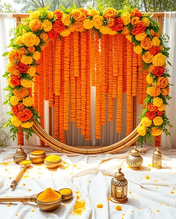 diy festive photo backdrop