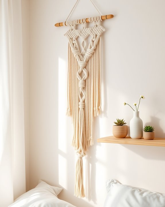 diy macram wall hanging