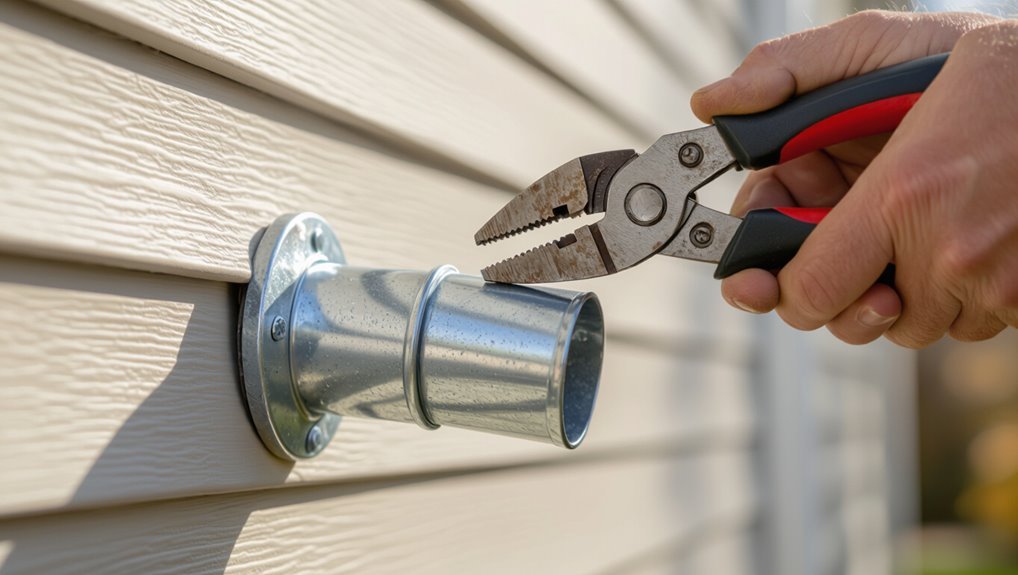 downspout crimping enhances fit