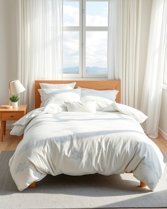 dreamy cloud themed bedding