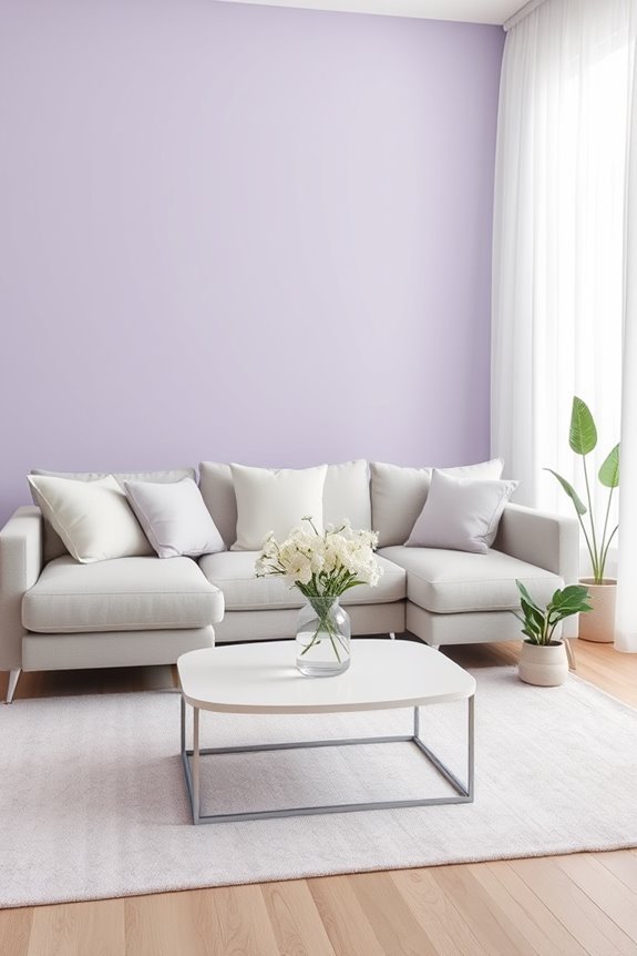 dreamy soft lilac sanctuary