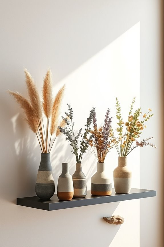 dried floral home decor