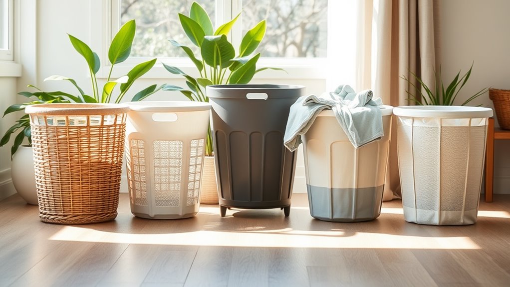 durable and organized laundry baskets