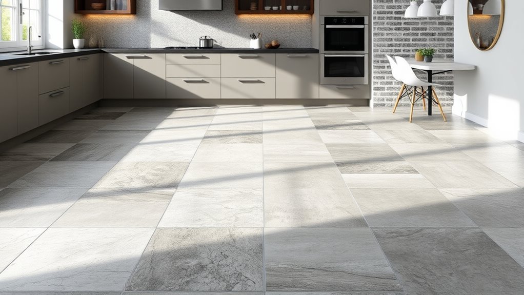 durable grey kitchen tiles