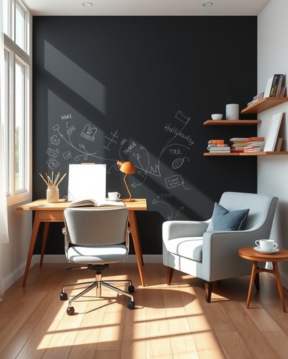 dynamic chalkboard creativity space