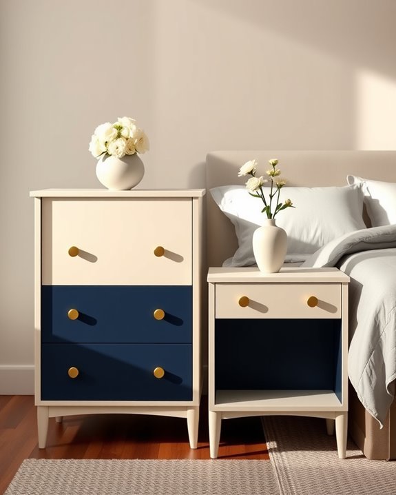 dynamic two tone furniture combinations