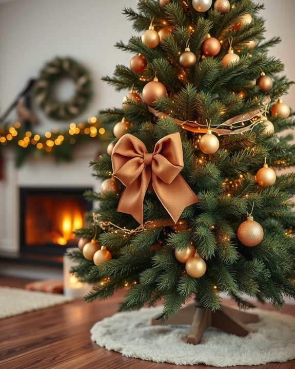 earthy brown festive decor