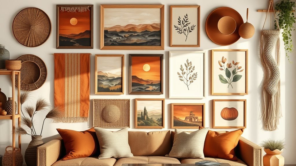 earthy wall art inspiration
