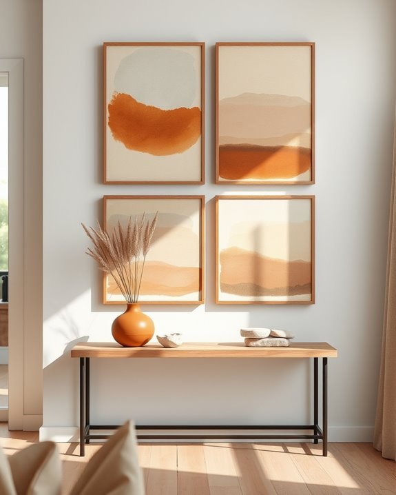 earthy wash painting techniques