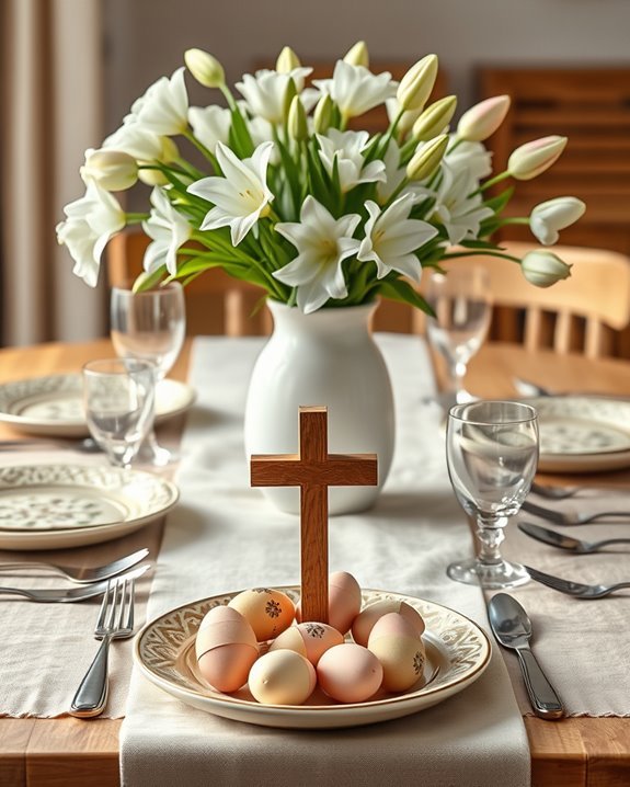 easter table setting inspiration