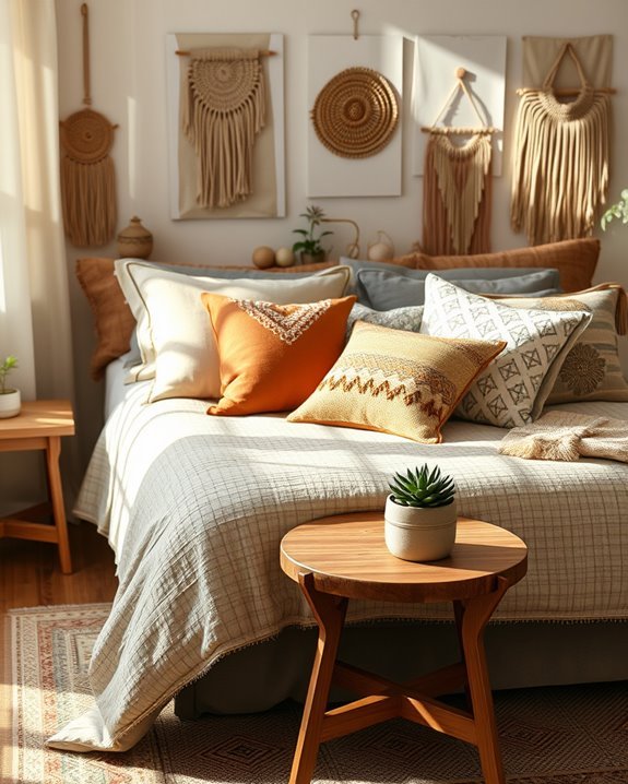 eclectic pillow layering techniques