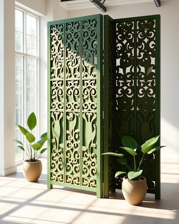 eco friendly artistic room divider