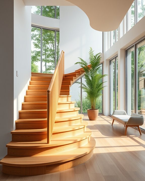 eco friendly bamboo staircase design