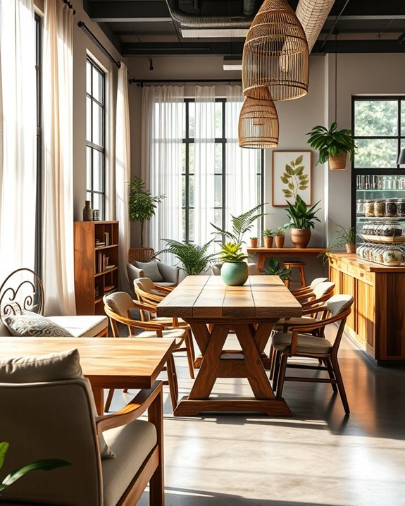 eco friendly coffee shop design