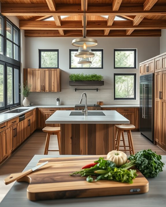 eco friendly kitchen design features