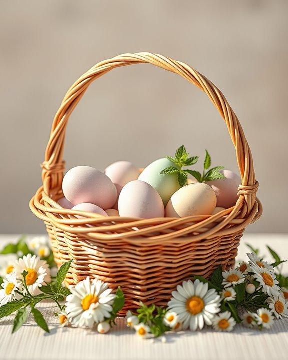eco friendly personalized egg baskets