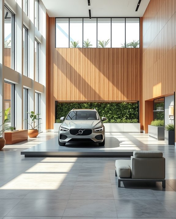 eco friendly showroom materials choices