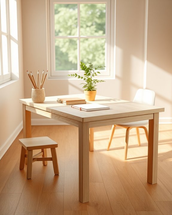 eco friendly study table materials