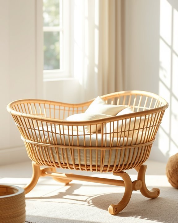eco friendly stylish baby cradle