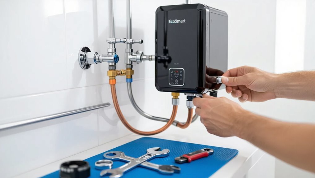 ecosmart tankless water heater installation